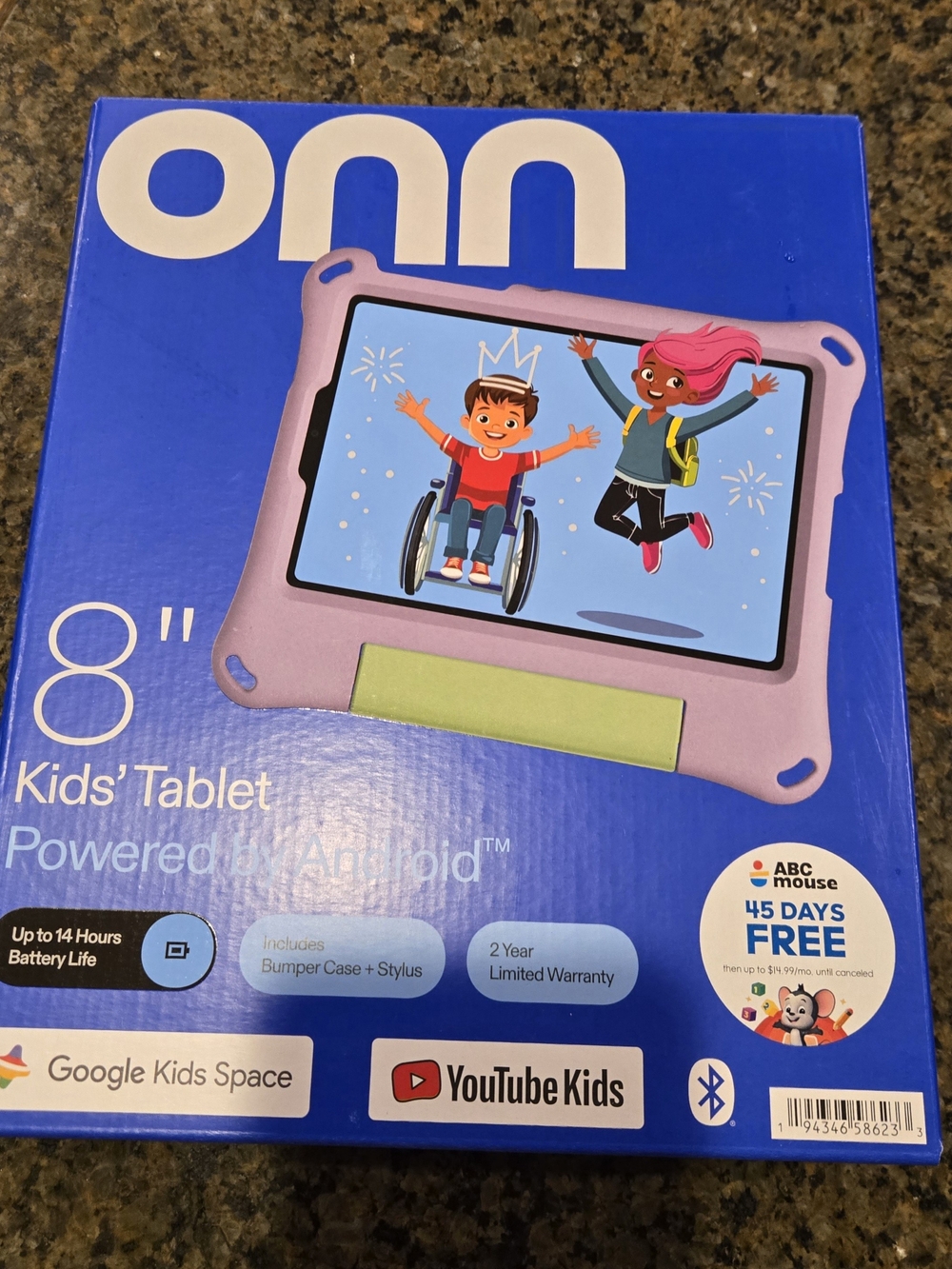 Onn 8" Kids' Tablet w/case